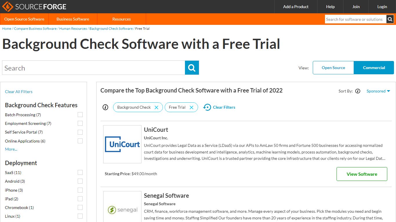 Best Background Check Software with a Free Trial - 2022 Reviews ...